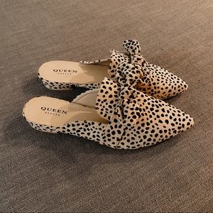 Leopard Print Mules